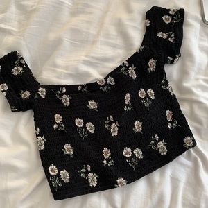 Off the Shoulder Floral Top
